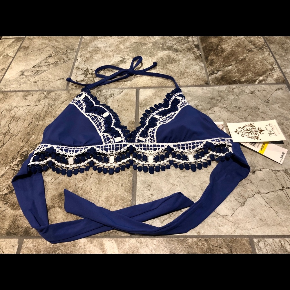 Becca crocheted bikini top